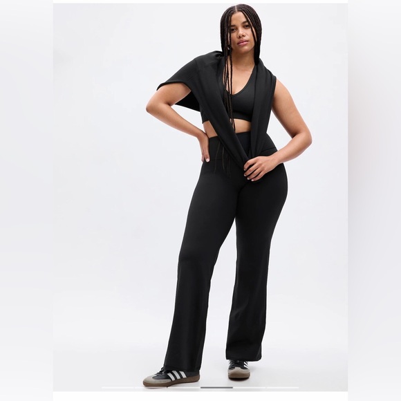 NWT GapFit High Rise Wide-Leg Power Leggings - Picture 4 of 8